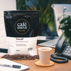 Aimia Cafe Nueva Decaf Superior Quality Decaffeinated Instant Coffee (300g) - 100% Arabica