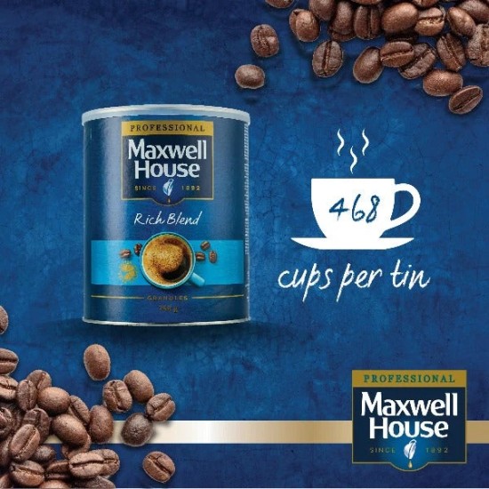 Maxwell House Rich Instant Coffee (750g tin)