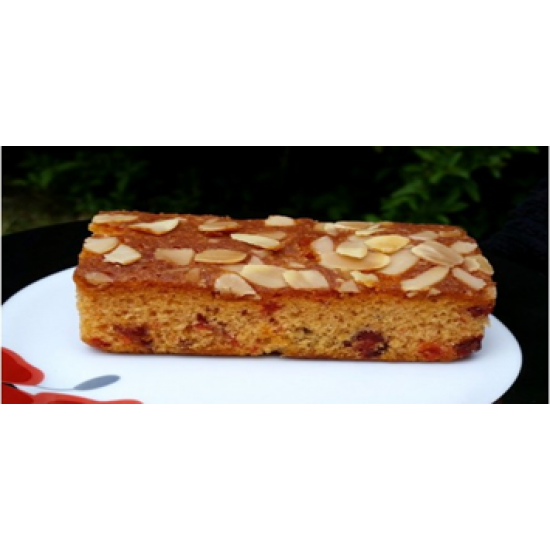 Cherry and almond slice Cherry and almond slice